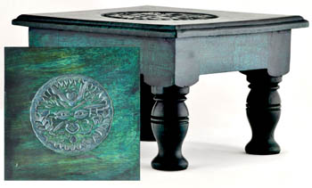 Greenman altar table 8" - Click Image to Close