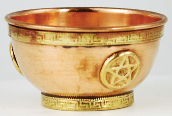 3" Pentagram Offering Bowl - Click Image to Close