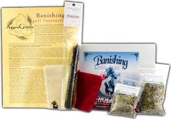 Banishing Boxed ritual kit - Click Image to Close