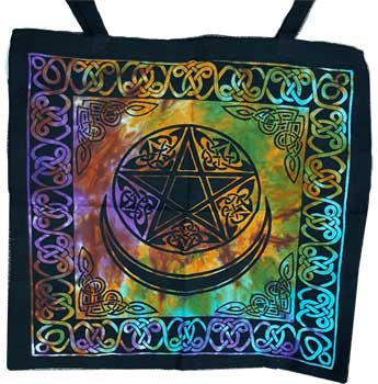 18" x 18" Triple Moon tote bag