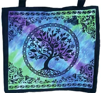 18" x 18" Multi Faith Tree tote bag