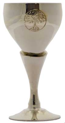 Tree of Life Chalice 3 1/2" - Click Image to Close