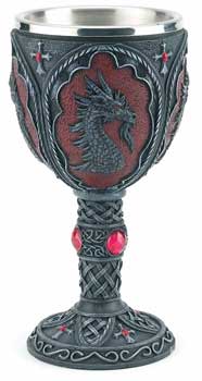 Dragon Chalice 7 1/2"