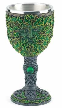 Greenman Chalice 7 1/2" - Click Image to Close