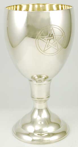 Pentagram Goblet 5 3/4" - Click Image to Close