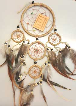 5" Natural dream catcher - Click Image to Close