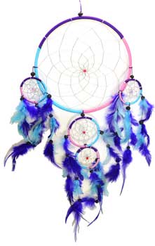 8" 5 Rings dream catcher - Click Image to Close