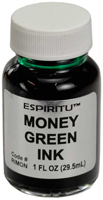 Money Green ink 1 oz - Click Image to Close