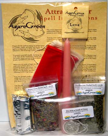 Attract Lover ritual kit - Click Image to Close