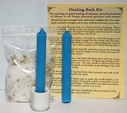 Healing mini bath kit