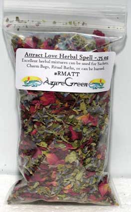 Attract Love spell mix 1/2oz - Click Image to Close