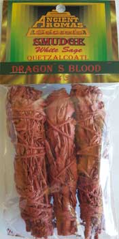 Dragon's Blood smudge 3-pk 4"