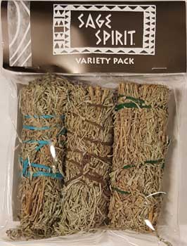 Variety smudge stick 3-pk 5" - Click Image to Close