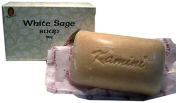 100g White Sage soap - Click Image to Close