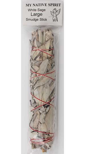 California White Sage Smudge 8" - Click Image to Close