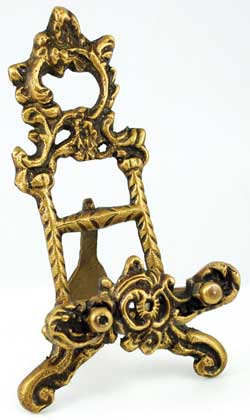 Brass Scrying Mirror holder - Click Image to Close