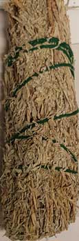Sage & Sweetgrass smudge 7" - Click Image to Close