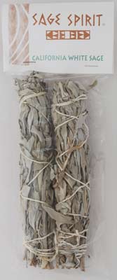 California White Sage smudge 3" - Click Image to Close