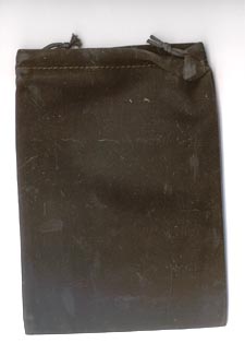 Bag Velveteen: 5 x 7 Black - Click Image to Close