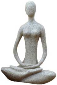 8" Lotus Yoga Goddess - Click Image to Close