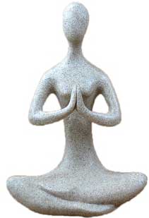 8" Meditative Yoga Goddess - Click Image to Close