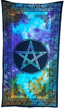 44" x 88" Pentagram curtain