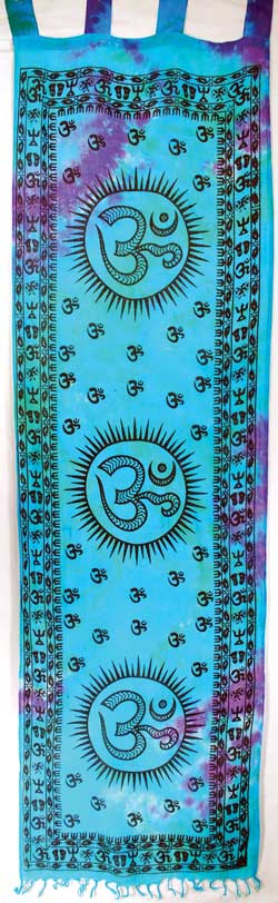Om curtain pair (22"x72") - Click Image to Close