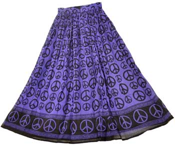 Peace skirt - Click Image to Close