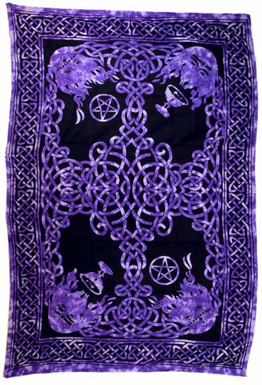 Triquetra 72" x 108" tapestry