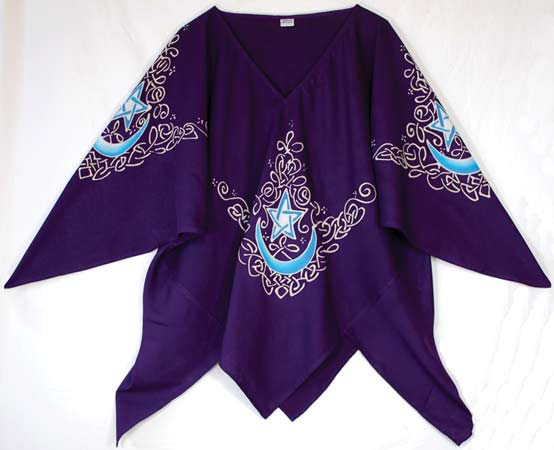 Celtic Moon Large Top purple