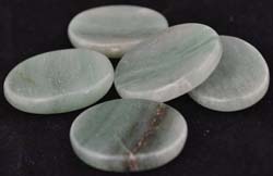 Green Aventurine Worry Stone - Click Image to Close